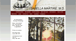 Desktop Screenshot of isabellamartire-md.com