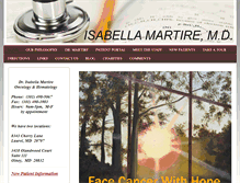 Tablet Screenshot of isabellamartire-md.com
